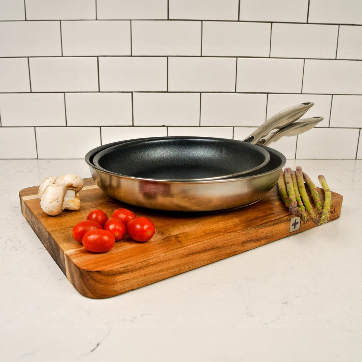 Nonstick Clad Fry Pan 2-Piece Set - Induction, photo 3 of 4