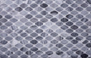 Bardiglio Nuvolato Eastern White 12x12 Polished Octagon Marble Mosaic Tile (5 pack, 5.08 sq ft/case)