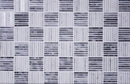 White Gray 12x12 Polished Brick Bardiglio Nuvolato Bianco Carrara Marble Mosaic Tile (5 pack, 5 sq ft/case)