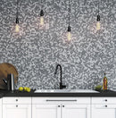 White Gray 11x12 Polished Penny Round Bardiglio Nuvolato Carrara Marble Mosaic Tile (5 pack, 4.83 sq ft/case)