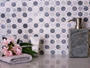White Gray 13x13 Polished Multi-shaped Bardiglio Nuvolato Carrara Marble Mosaic Tile (5 pack, 5.6 sq ft/case)