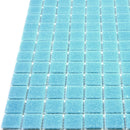 Cadet Blue 12x12 Glossy Uniform Square Glass Mosaic Tile (20 pack, 20 sq ft/case) - Sample