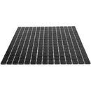 Black 12x12 Uniform Square Glossy Glass Mosaic Tile (20 pack, 20 sq ft/case) - Sample