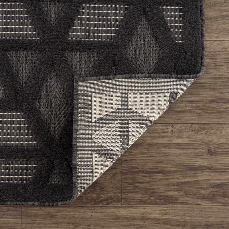 Nuri Black Outdoor Rug