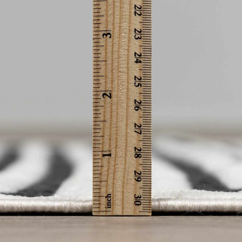 Anah Black Durable Rug
