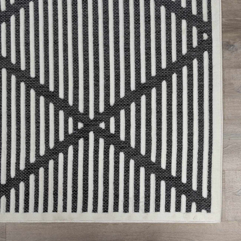 Anah Black Durable Rug