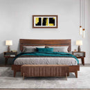 Acacia Aurora Bed Frame & Nightstand Set for Stylish Bedrooms