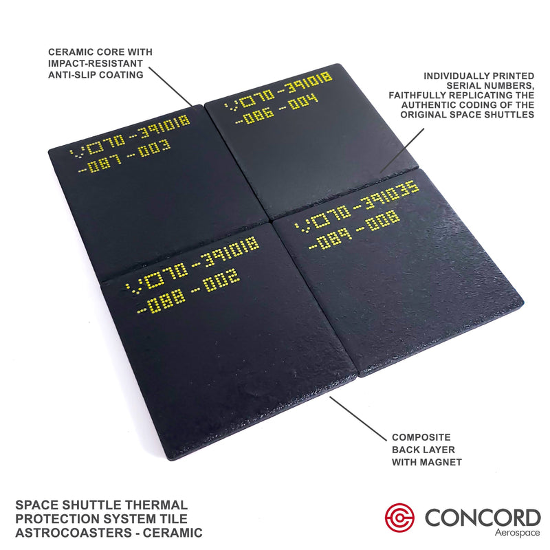 SPACE SHUTTLE THERMAL PROTECTION SYSTEM TILE ASTROCOASTER