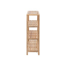Natural Teak Indoor/Outdoor Storage Rack - 55" by NORDICTEAK.COM