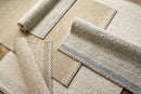 Yaniklar Beige Flat Woven Wool Rug