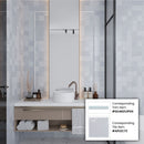 Grayish Blue 1.25x8 Matte Glossy Ceramic Bullnose Tile Trim (10 pack, 0.667 sq ft/case) - Sample