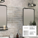 Light Tea Green 2.5x8 Glossy Matte Subway Ceramic Tile (38 pack, 5.38 sq ft/case) - Sample