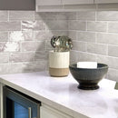 Grayish Blue 2.5x8 Glossy Matte Subway Ceramic Tile (38 pack, 5.38 sq ft/case) - Sample