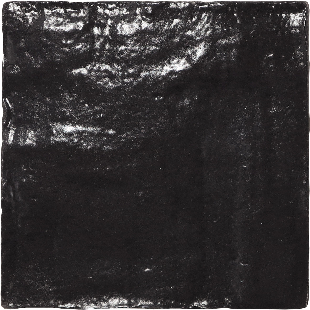 Black 4x4 Glossy Matte Subway Ceramic Tile (60 pack, 6.46 sq ft/case), photo 3 of 6