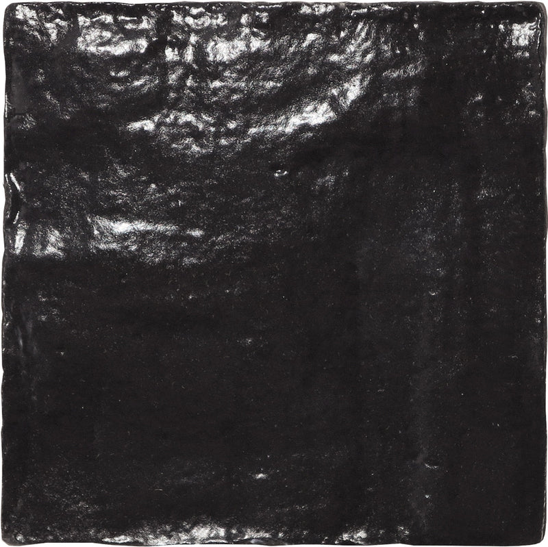 Black 4x4 Glossy Matte Subway Ceramic Tile (60 pack, 6.46 sq ft/case), photo 3 of 6