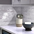Grayish Blue 2.5x8 Glossy Matte Subway Ceramic Tile (38 pack, 5.38 sq ft/case)