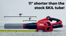 STUBBY® Car Drying Nozzle for SKIL PWR Core 40V Leaf Blowers (BL4713C-11 & BL4713-10)