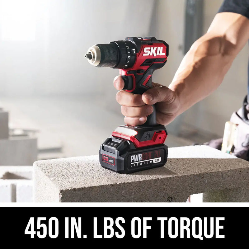 SKIL HD6294B-00 PWR CORE 20™ Brushless 20V 1/2 IN. Compact Hammer Drill (Tool Only)