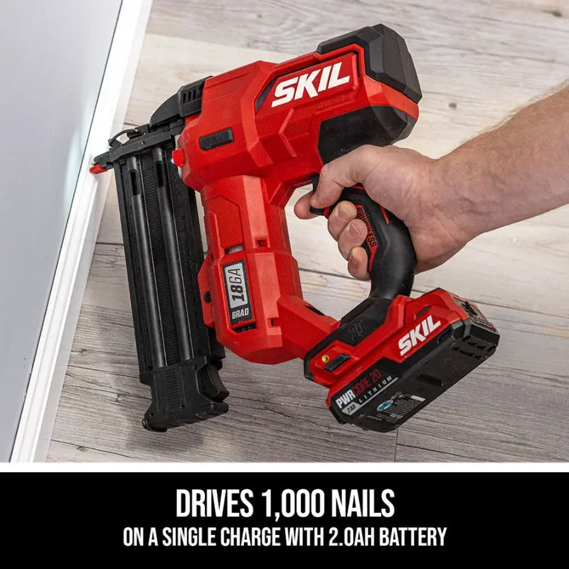 SKIL NA1800B-10 20V BL 18 Gauge Brad Nailer Kit