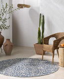 Skipsea Blue Leopard Performance Rug