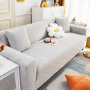 3D Leaves Jacquard Couch Slipcovers Non-Slip Cozy Stretchy Couch Covers for Sectional by Slipcover KAS™