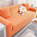 3D Leaves Jacquard Couch Slipcovers Non-Slip Cozy Stretchy Couch Covers for Sectional by Slipcover KAS™