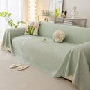 Durable Cooling Couch Cover for Dogs Textured Chic Leaf Summer Throw Cover Blanket by Slipcover KAS™