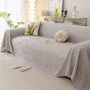 Durable Cooling Couch Cover for Dogs Textured Chic Leaf Summer Throw Cover Blanket by Slipcover KAS™