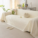 Durable Cooling Couch Cover for Dogs Textured Chic Leaf Summer Throw Cover Blanket by Slipcover KAS™