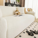 Stretch Plush Fitted Couch Slipcover Furniture Protector for 1/2/3/4/5 Cushion Couch by Slipcover KAS™