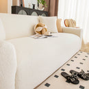 Stretch Plush Fitted Couch Slipcover Furniture Protector for 1/2/3/4/5 Cushion Couch