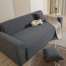 3D Jacquard Leaf Pattern Couch Slipcover, High Stretch Washable Textured Sofa Cover by Slipcover KAS™