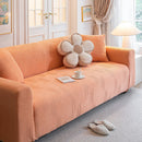 Modern Slipcovers Geometric Textured Stretchable Sofa Cover for Couch with Chaise by Slipcover KAS™
