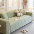 Modern Slipcovers Geometric Textured Stretchable Sofa Cover for Couch with Chaise by Slipcover KAS™
