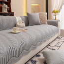 3D Quilted Thick Cotton Sofa Cover Non-Slip Couch Throw for Fabric & Leather Sofas