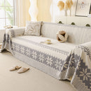 Thick Jacquard Couch Cover for Sectional Sofas, Cozy Washable Sofa Cover Throw Blanket