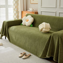 Herringbone Oversized Chenille Couch Throw Cover Sofa Slipcovers Couch Covers for Sectional Couches