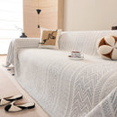 Decorative Slipcover for Pets, Kids, Boho Woven Couch Cover Throw Blanket with Tassel by Slipcover KAS™