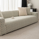 3D Jacquard Geometric Sofa Cover, High Stretch Soft Polar Fleece Slipcover for Couch by Slipcover KAS™