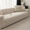 3D Jacquard Geometric Sofa Cover, High Stretch Soft Polar Fleece Slipcover for Couch by Slipcover KAS™