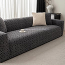 3D Jacquard Geometric Sofa Cover, High Stretch Soft Polar Fleece Slipcover for Couch by Slipcover KAS™
