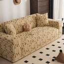 Plush Fleece Stretch Sofa Cover, Super Soft Textured Geometric Couch Slipcover by Slipcover KAS™
