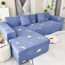 Boho Printed Sofa Slipcover, Stretch Furniture Protector for Sectional L-Shaped Sofa by Slipcover KAS™