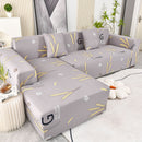Boho Printed Sofa Slipcover, Stretch Furniture Protector for Sectional L-Shaped Sofa by Slipcover KAS™