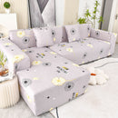 Boho Printed Sofa Slipcover, Stretch Furniture Protector for Sectional L-Shaped Sofa by Slipcover KAS™