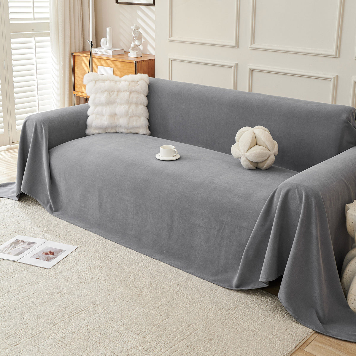 Waterproof Scratch Proof Sofa Protector Throw Blanket, Couch Cover for Pets & Kids, photo 41 of 44