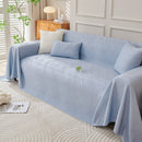 Cooling Scratch Proof Large Sofa Throw Cover, Geometric Texture Couch Protector