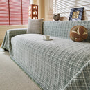 Textured Plaid Couch Throw Cover, Modern Decorative Sectional Furniture Covers by Slipcover KAS™