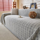 Textured Plaid Couch Throw Cover, Modern Decorative Sectional Furniture Covers by Slipcover KAS™