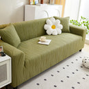 Textured Wave Stretch Sofa Couch Cover, Soft Washable Spandex Furniture Slipcovers